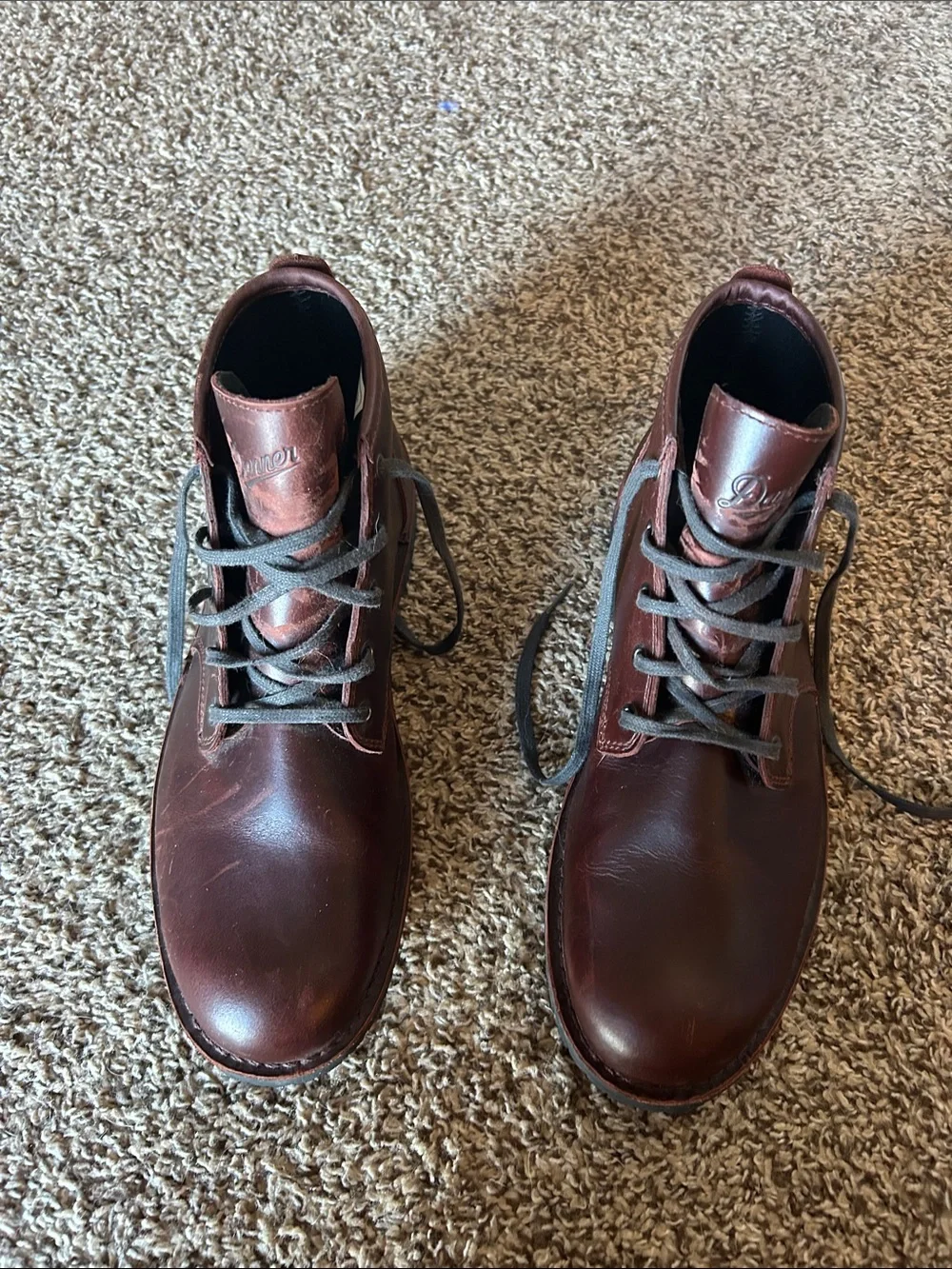Danner Men's Wolf Creek Chukka Boots in Burgundy Brown - Picture 4 of 5